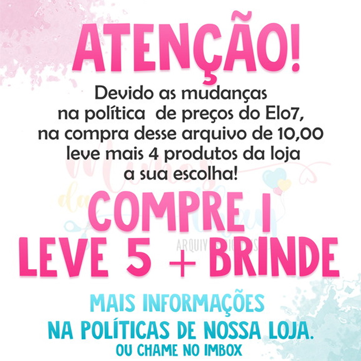 Kit C/ 5 Arquivo De Corte: Topo De Bolo Sereia Cute 012 - Imagem 2