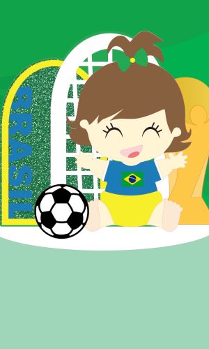 Kit com 5 Arquivos de Corte: 16 - Futebol Topo de Bolo