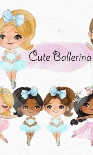 Kit Digital Bailarinas Aquarela 999