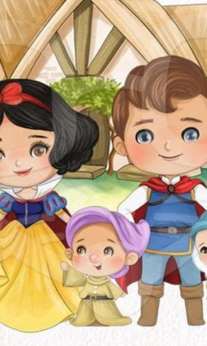 Kit Digital Branca de Neve Aquarelado 1610