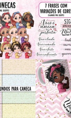 kit Digital Dia da Mulher PNG- Scrapbook