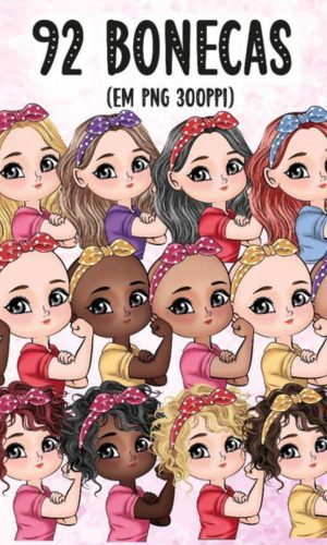 kit Digital Dia da Mulher PNG- Scrapbook