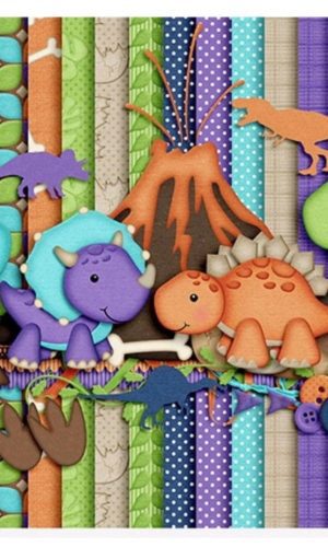 Kit Digital Dinos 72