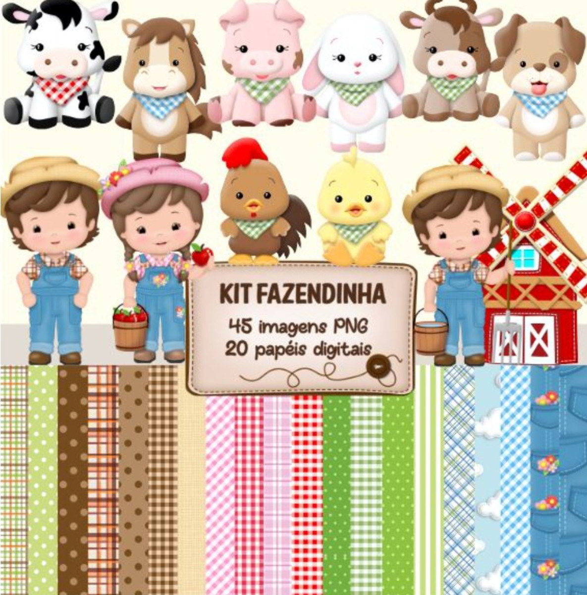 Kit Digital Fazendinha #671#