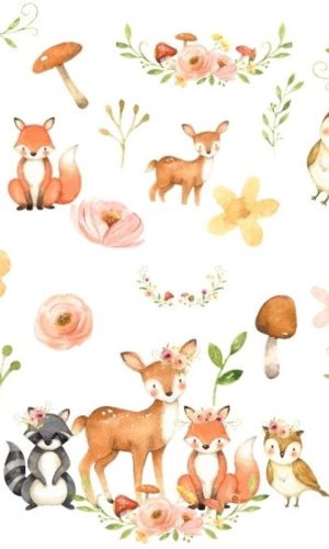 Kit Digital Floresta Aquarela #633#