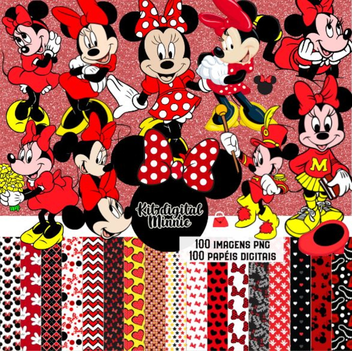 Kit Digital Minnie 1742