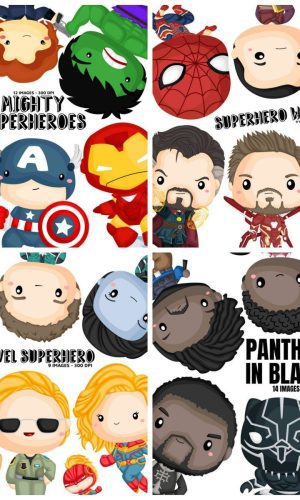 Kit Digital Super Heróis 1251