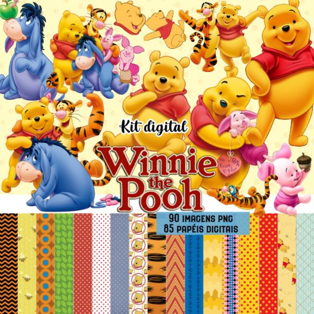 Kit Digital Ursinho Pooh #1956#