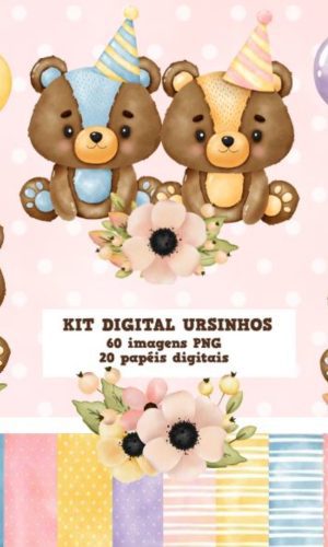 Kit Digital Ursinhos 1439