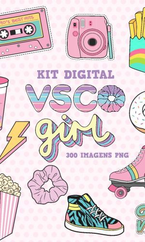 Kit Digital Vsco Girl #1035#