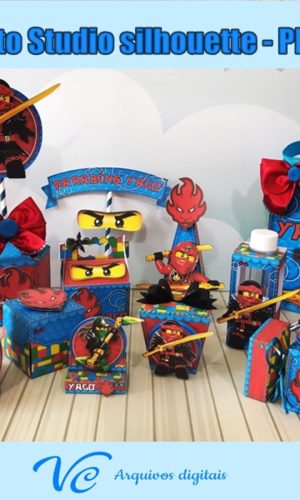 M:524 -Arquivo de Corte Ninjago- Studio e PDF