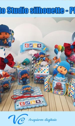 M:526 Arquivo de Corte POCOYO MENINO - Studio e PDF