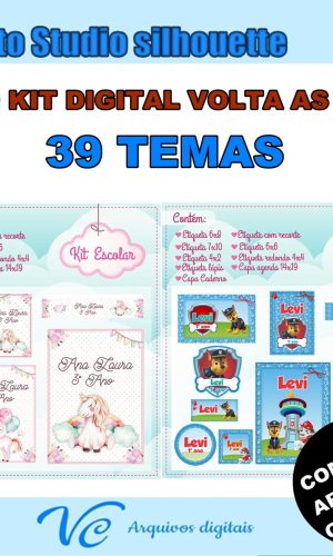 M602- COMBO Kit Volta às Aulas Completo -39 TEMAS