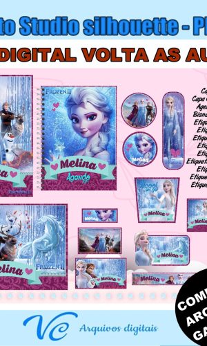M613-Arquivo de corte Volta ás Aulas Frozen
