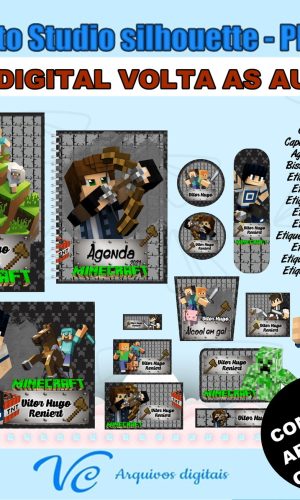M620- Arquivo de corte Volta ás Aulas Minecraft