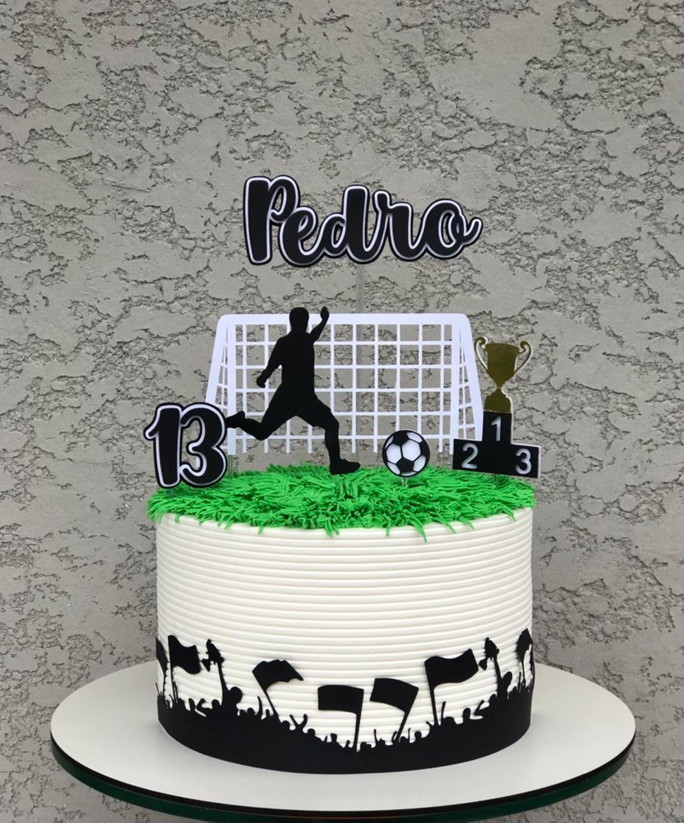 Arquivo de Corte Topo de Bolo Futebol 9