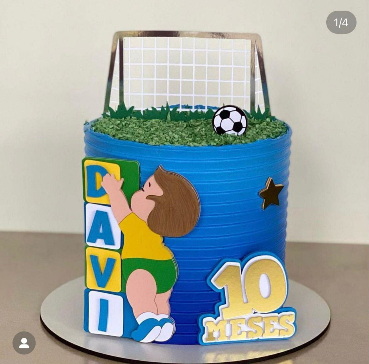 Topo Bebê Futebol + 4 Arquivos a Sua Escolha (digital)