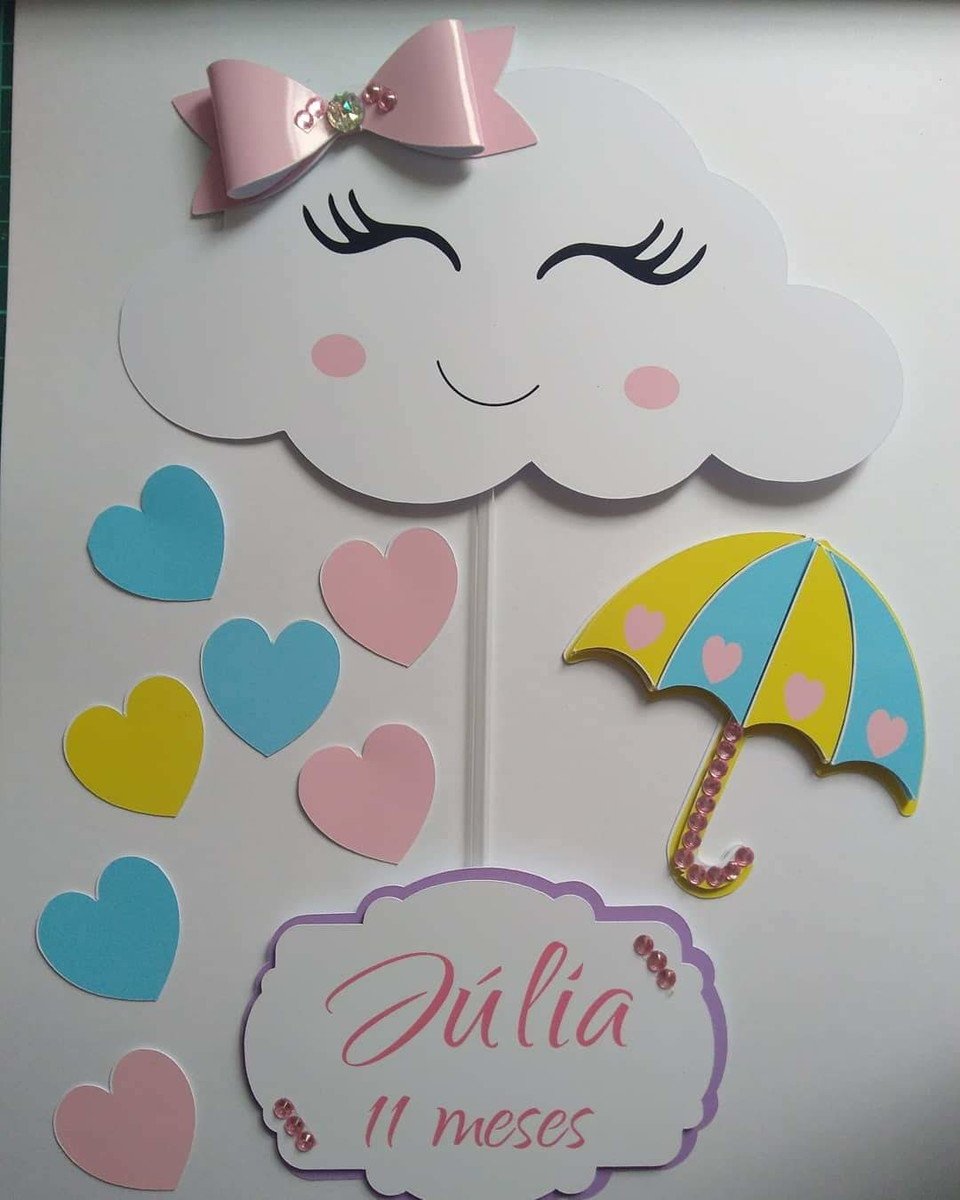 Topo Bolo Chuva de Benção 2