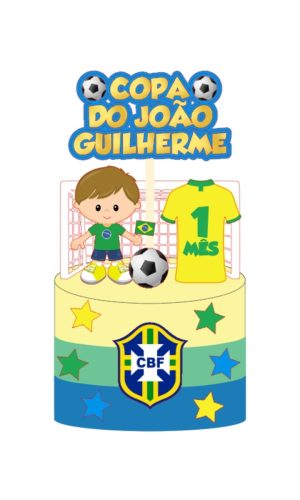 Topo Copa do Mundo - Arquivo de Corte Silhouette (cód. T598)