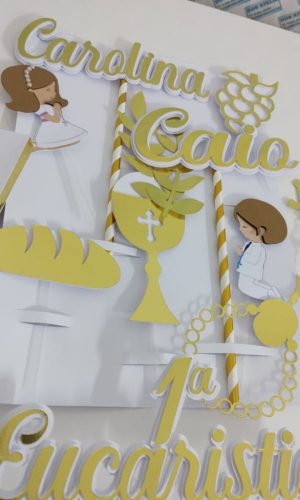 Topo de Bolo 1° Eucaristia