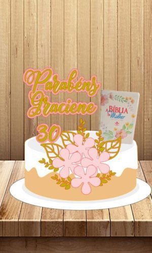 Topo de Bolo a Biblia da Mulher - Arquivo Digital