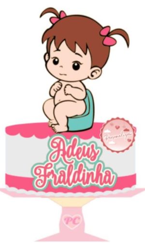 Arquivo Topo de Bolo - Adeus Fraldinha Menina