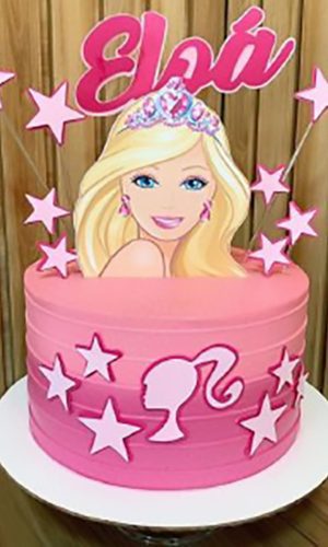 Topo de Bolo Barbie