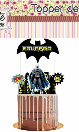 Topo de bolo Batman