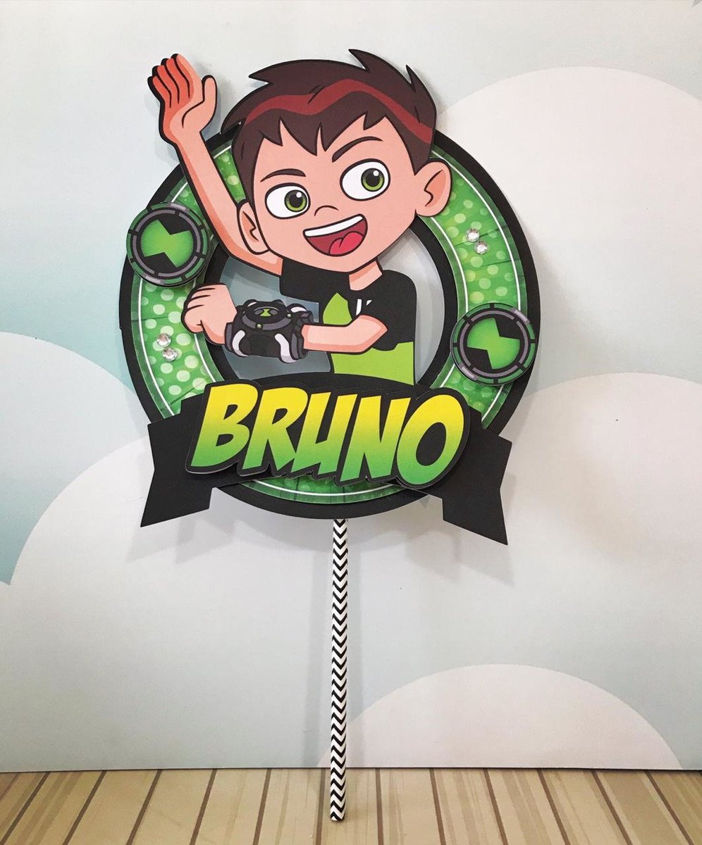 Topo de Bolo Ben 10