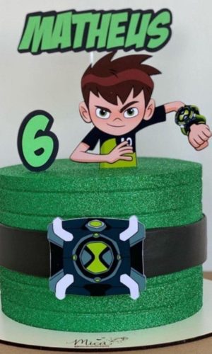 Topo de Bolo Ben 10
