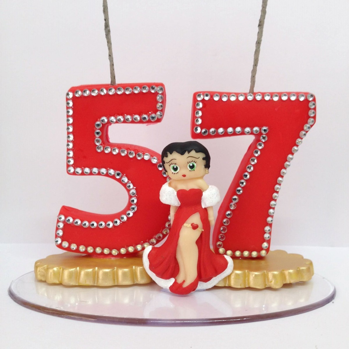 Topo de Bolo Betty Boop - Imagem 2