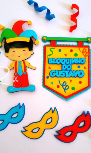 Topo de Bolo Carnaval