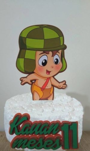 Topo de Bolo Chaves Baby - Arquivo de corte