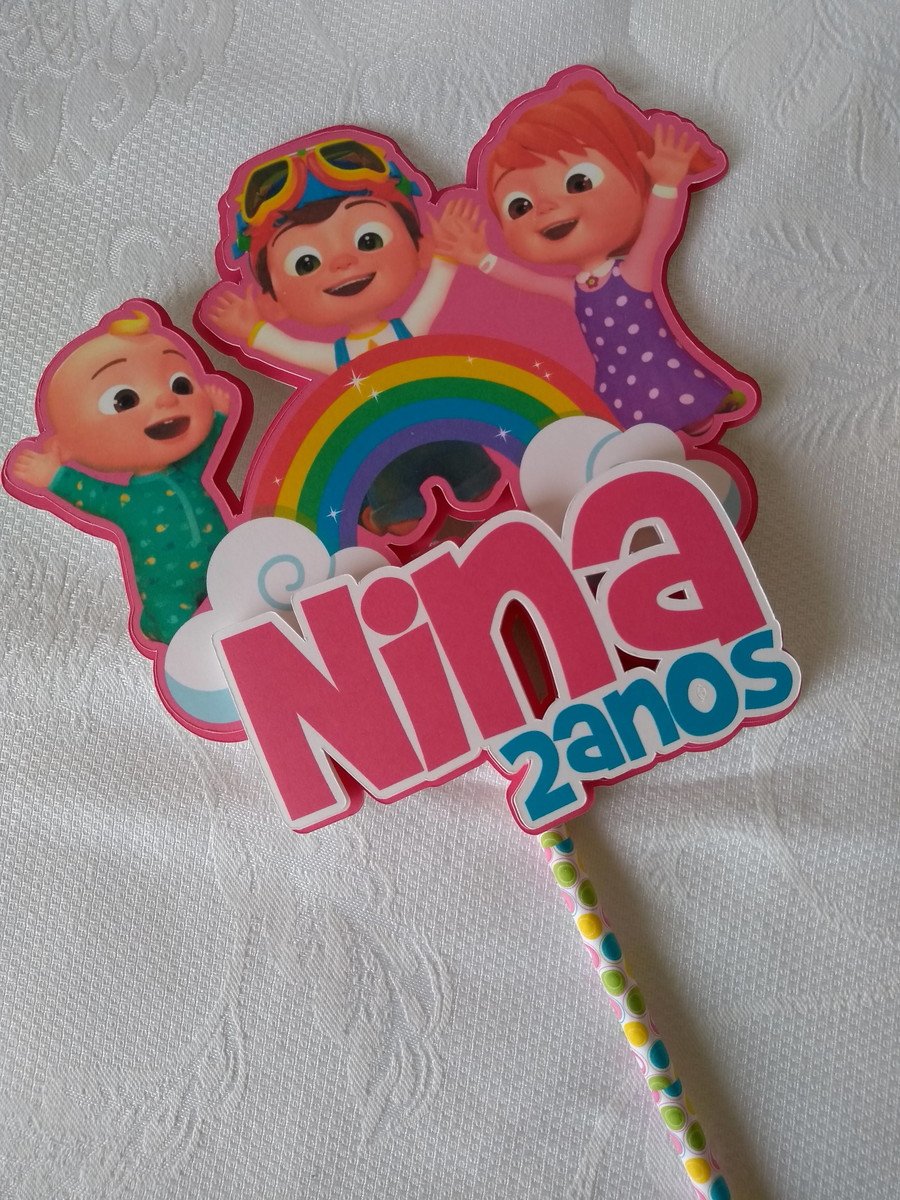 Topo de Bolo Cocomelon - Imagem 2