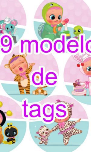 Arquivo de Corte - Cry Babies Baby - Topo de Bolo - Cod: 023