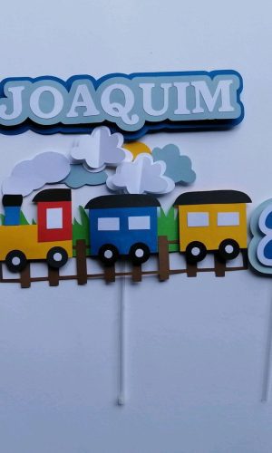 Topo De Bolo De Trenzinho