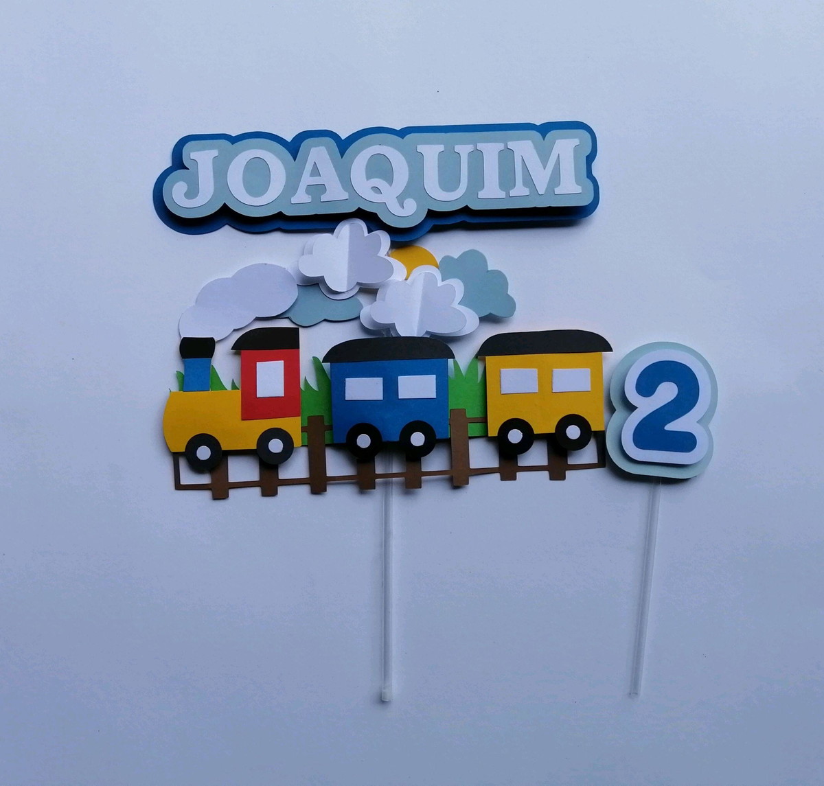 Topo De Bolo De Trenzinho