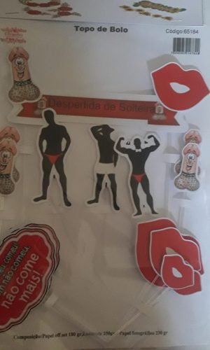 Topo de Bolo Despedida de Solteira