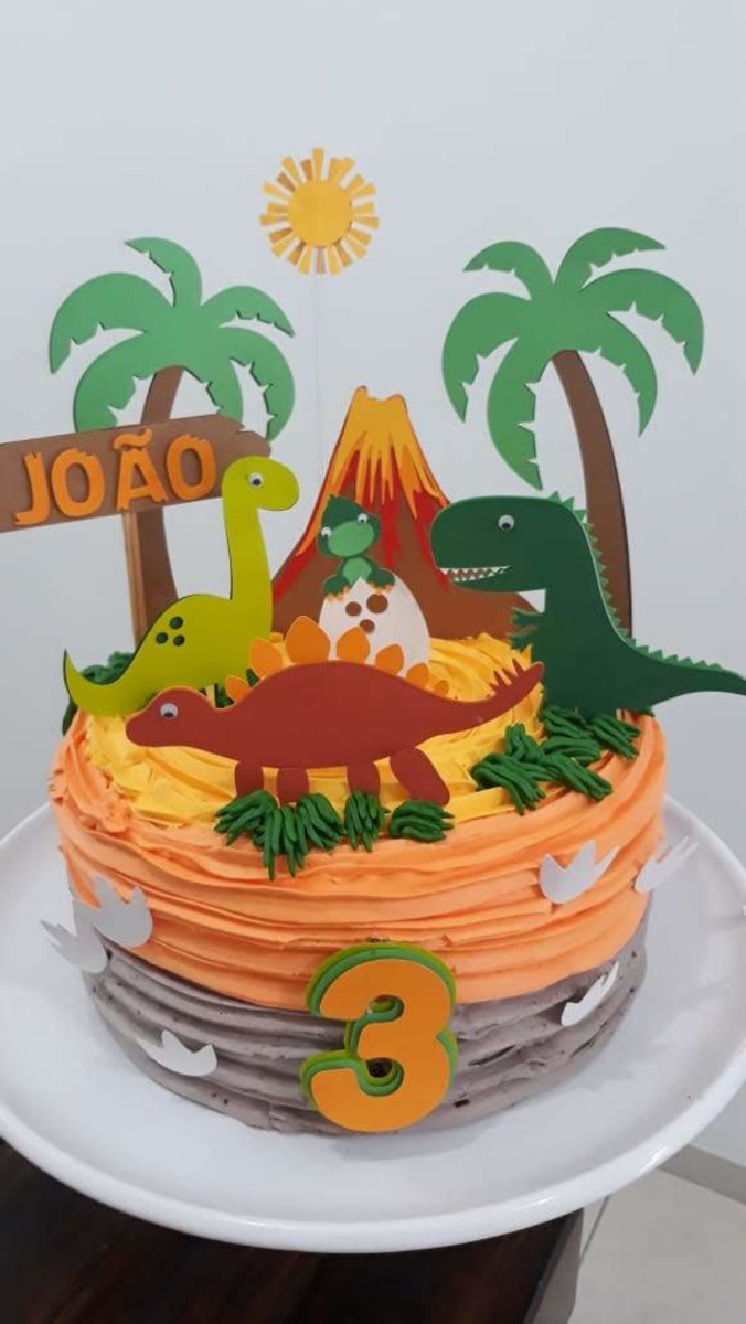 Topo de bolo Dinossauro - Imagem 2