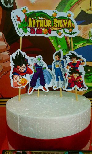 Topo de Bolo Dragon Ball