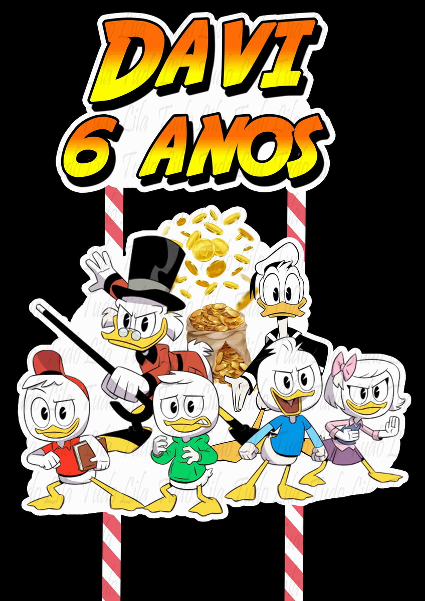 Topo de bolo ducktales