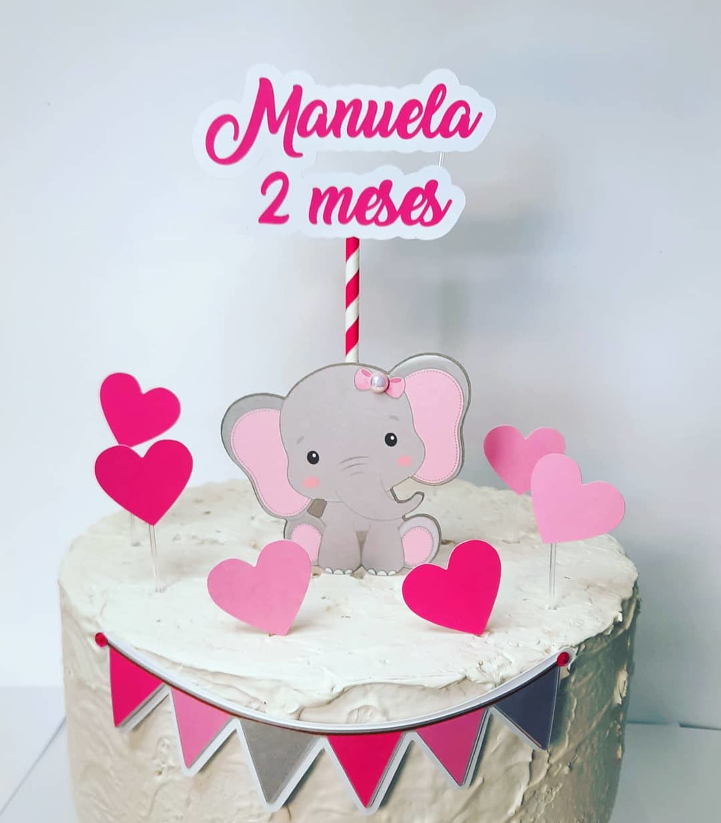 Topo de Bolo Elefantinho