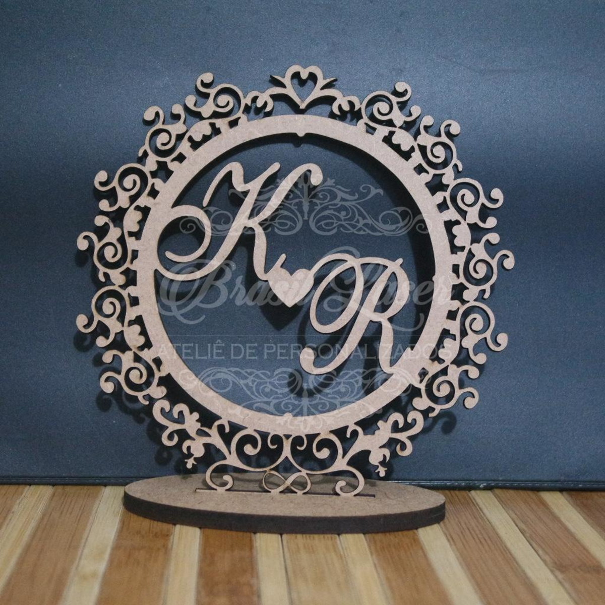 Topo de Bolo em Mdf sem Pintura