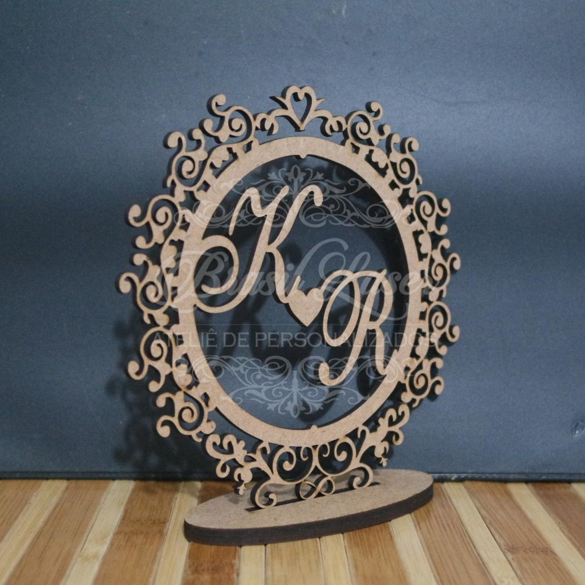 Topo de Bolo em Mdf sem Pintura - Imagem 5
