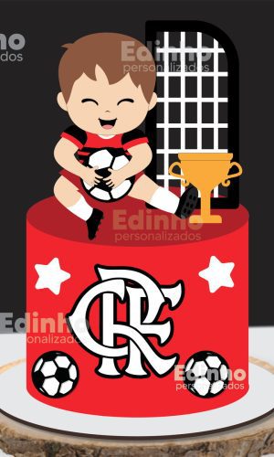 Topo de Bolo Flamengo Arquivo de Corte