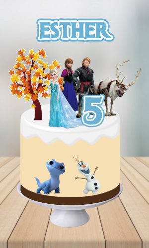Topo de Bolo Frozen
