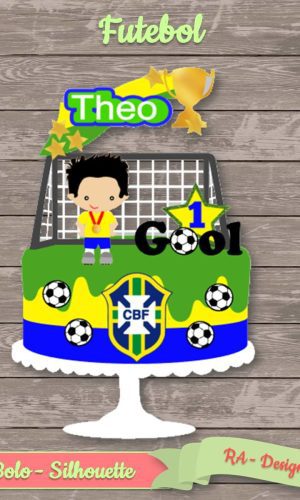Topo de Bolo Futebol 01
