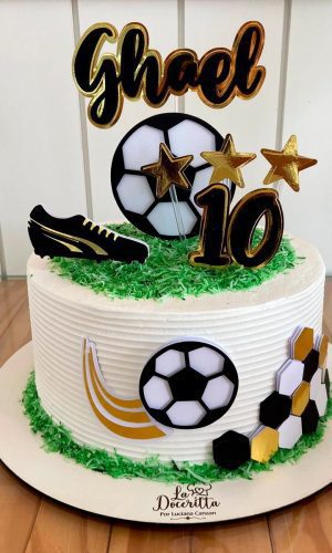 Topo de Bolo Futebol - Arquivo de Corte
