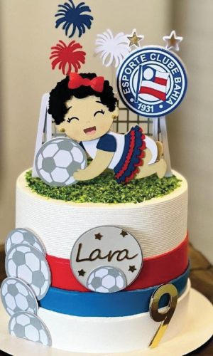 Arquivo Topo de Bolo Futebol Bahia Esporte Clube Menina