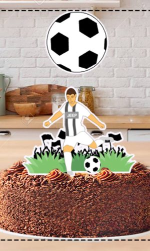 Topo de Bolo Futebol Torcida 4810 - Arquivo Digital
